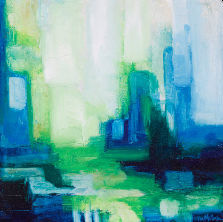 Metro City. Oil On canvas