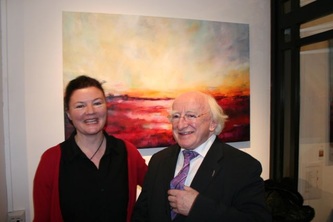 Opening at Dame Street Gallery, Dublin and Art Ireland, RDS, Dublin, photo 1
