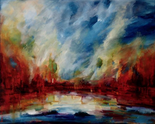 Forest Fire 80 x 100 cm