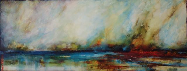 The Blue Lake 40 x 100 cm