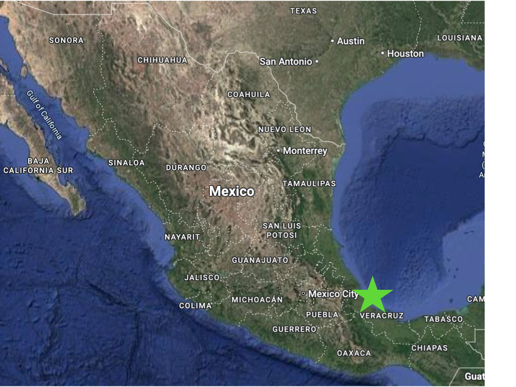 World Road Trip billboard, Veracruz, Mexico